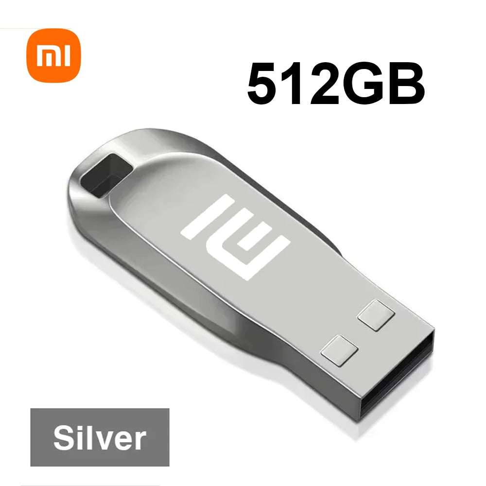 Xiaomi USB 3.2 Flash Drives 2TB Metal Pendrive 1TB 512GB High Speed USB Drive 128GB For Computer Storage Devices Memoria U Disk