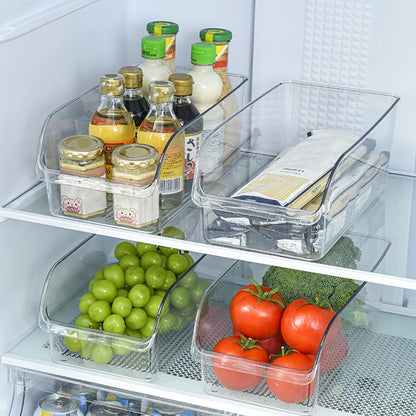 Clear Refrigerator Bins for Organized Pantry Storage Versatile And Durable Fridge Can Organizer And Food Storage Box