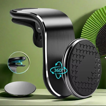 Magnetic Car Phone Holder Stand Air Vent Magnet Car Mount GPS Smartphone Mobile Support In Car  Multi-function Rotation Braccket
