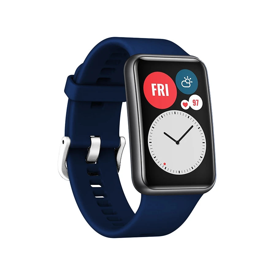 Silicone Strap For Huawei Watch Fit New Original Band Smart Watch Replacement Huawei Fit Watchband For Huawei Watch Fit Correa