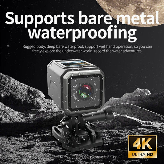 4K Ultra HD WiFi Camera/Mini Outdoor Sports Camera/Motorcycle Camera/Bicycle Riding Camera/Wearable Helmet Camera