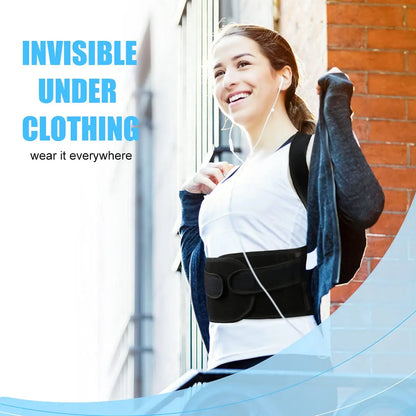 Back Brace for Lumbar Support and Upright Back Straightener Back Corrector Posture Improve and Neck, Back, Shoulder Pain Relieve