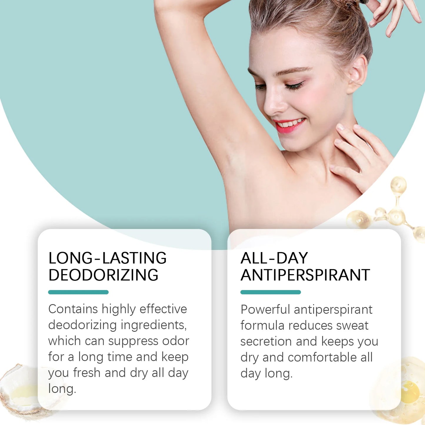 Underarm Odor Cream For Body Armpit Fresh Antiperspirant Spray Eliminate Smell Solid Perfume Anti Sweat Natural Deodorant Stick