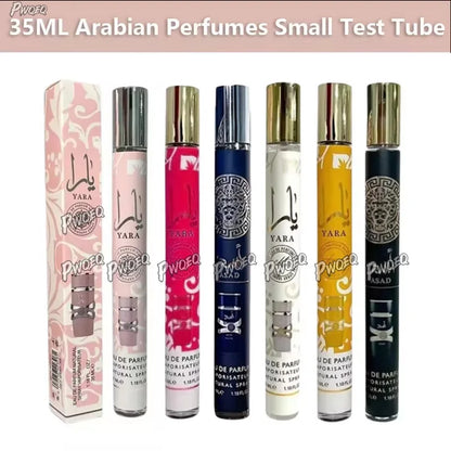 35ml Arabian Perfumes Lasting Fragrance Spray Floral Scent Eau De Parfum Cologne Deodorants High Quality Gifts Small Test Tube