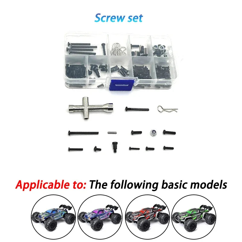 16101 16102 16103 16201 SCY RC Remote control car silver upgrade metal spare parts bearing tie rod original spare parts