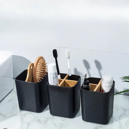 Bathroom toothbrush holder Plastic storage box Bathroom accessories bathroom accessories  brush holder  toothbrush holder