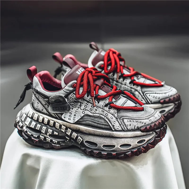 Casual Sneaker Men's Sneakers Loafers Wear-resistant Non-Slip Fashion Sports and Leisure Shoes for Men Outdoor Thick Bottom