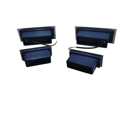 LED Deck Step Light 15Leds Underground Lamp Recessed Stair Paitio ground Spot Light Floor Garden Landscape Wall Outdoor Lighting