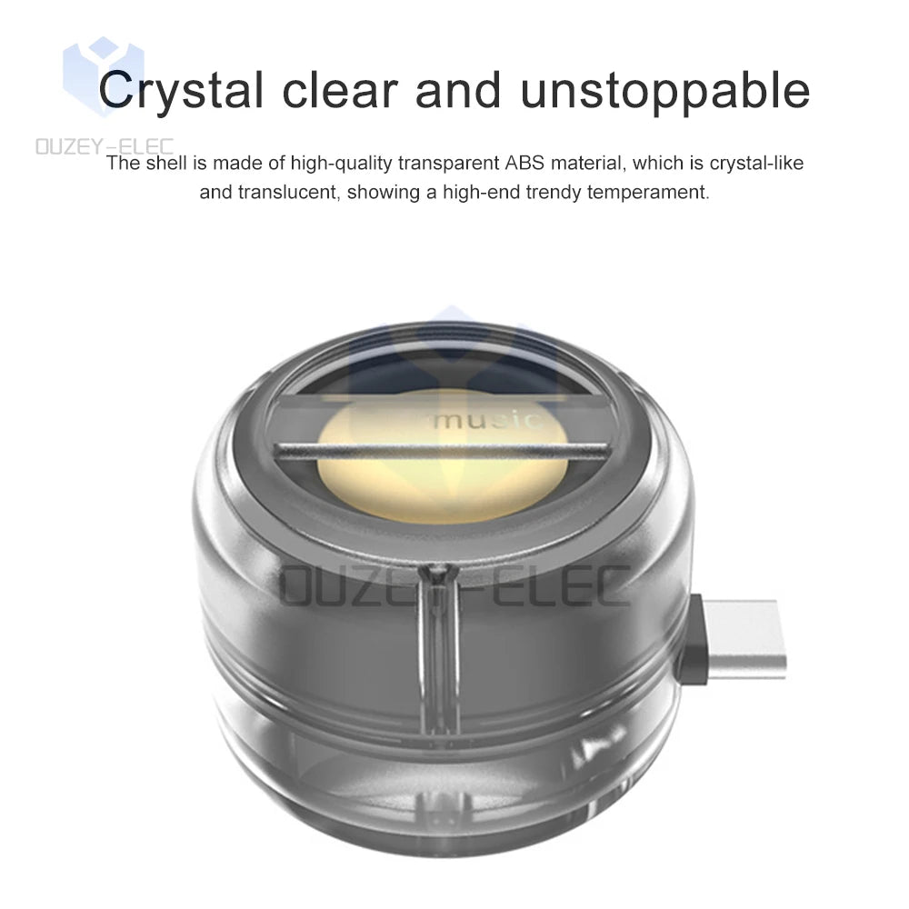 Mini Speaker-Mobile Phone Speakers In-line MP3 Speaker Amplifier External High Quality Sound Wired Audio Amplifier Portable