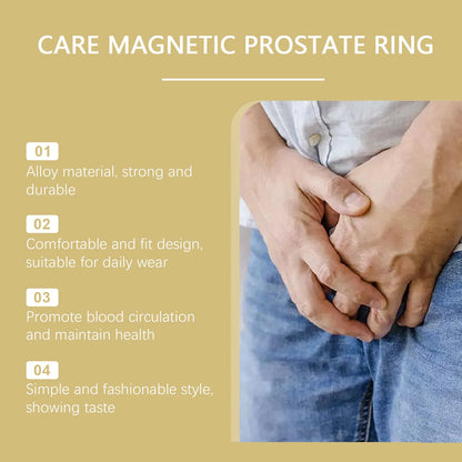 Prostate Ring Soothes And Improves Circulation, Enhances Function And Promotes Health. Health Ring