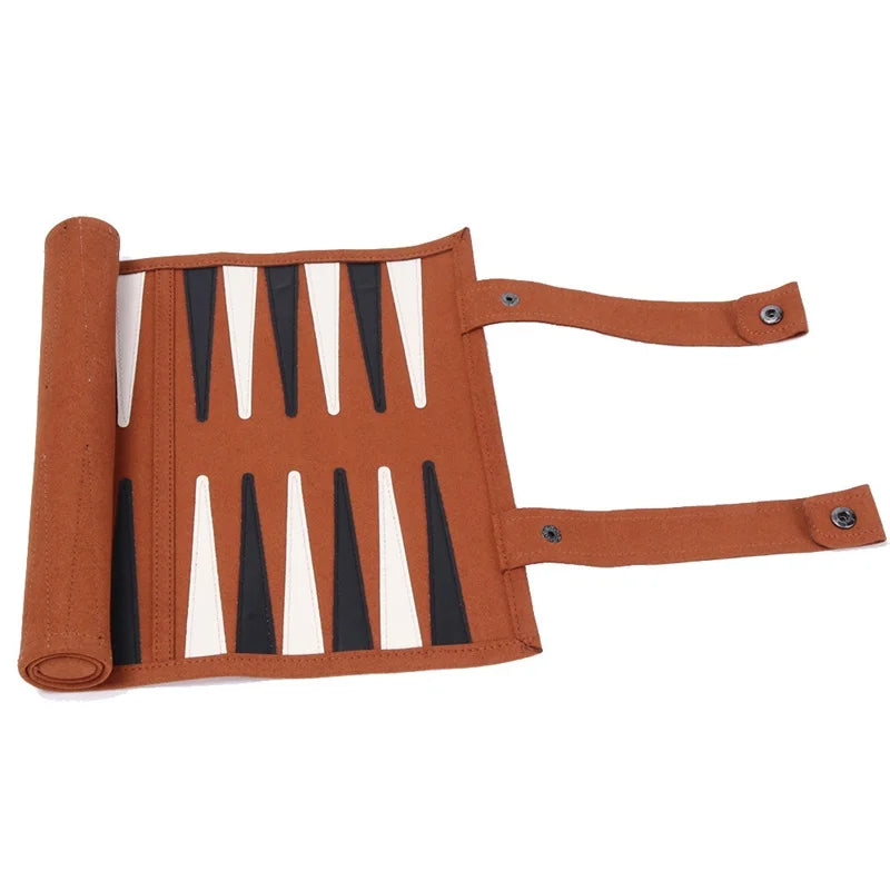 Backgammon Board Game Portable Backgammon Sets For Adults Travel Games Adult Roll Design Children's Puzzle Game Board Strategy