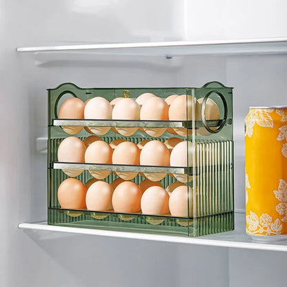 New Egg Storage Box Refrigerator Organizer Food Containers Egg Fresh-keeping Case Holder Tray Dispenser Kitchen Storage Boxes