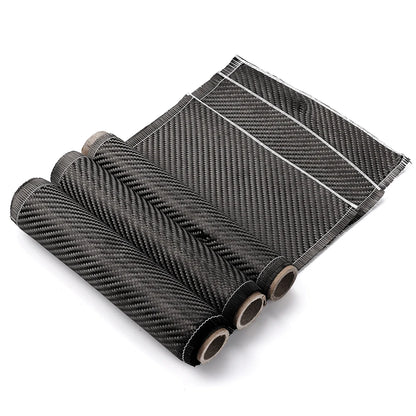 3K 200gsm0.2mm 30/60/150/300cm Thickness Carbon Fiber Cloth Plain Carbon Fabric For Commercial Car Part Sport Equipment