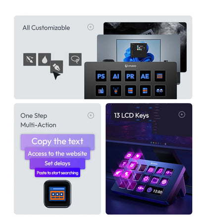 Ulanzi DD02 For Live Streaming Tool Video Mixer Video Switcher 4 CH HDMI Streaming 4K HD Screen For YUY2 MJPEG Capture Format