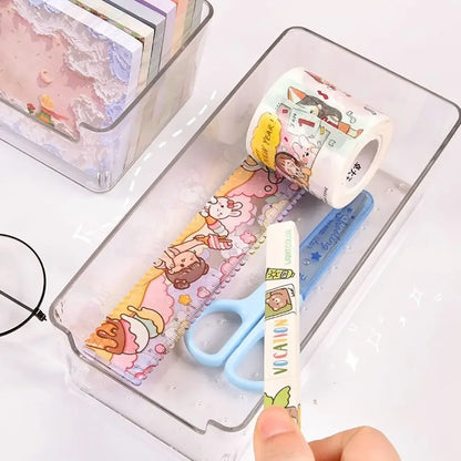 Drawer Organizer Bin Clear Stackable Fruit Food Jars Book Cosmetic Jewelry Storage Box Transparent Fridge Storage Bin Containers