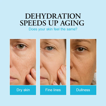 AUQUEST Hyaluronic Acid Anti-Wrinkle Face Serum Anti-Aging Lifting Firming Moisturizing Brightening for Glowing Skin Care