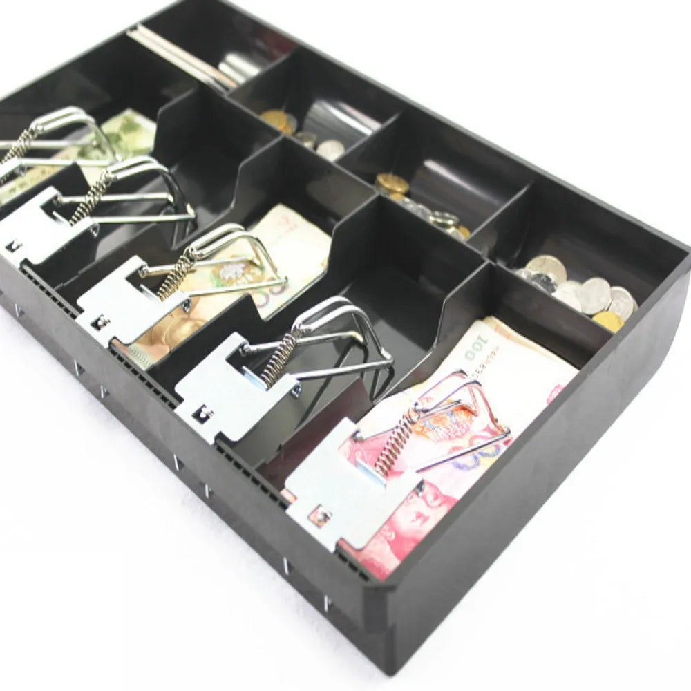 Money Counter Case Store for Cash register box 3/4/5compartments Cashier Box Cash Register Box Coin Drawer box Cash Drawer Tray