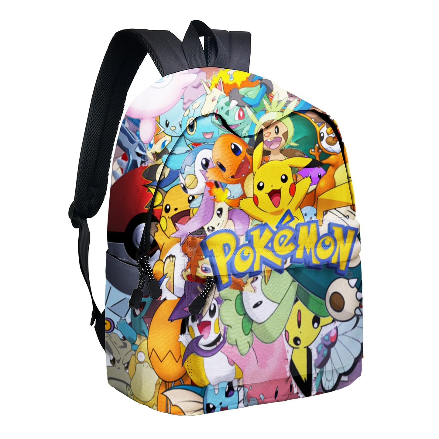 Pokemon Pikachu School Bags Backpacks Anime Kids Bags Kawaii Big Capacity Travel Bag Teenagers Schoolbag Girls Boys Rucksacks
