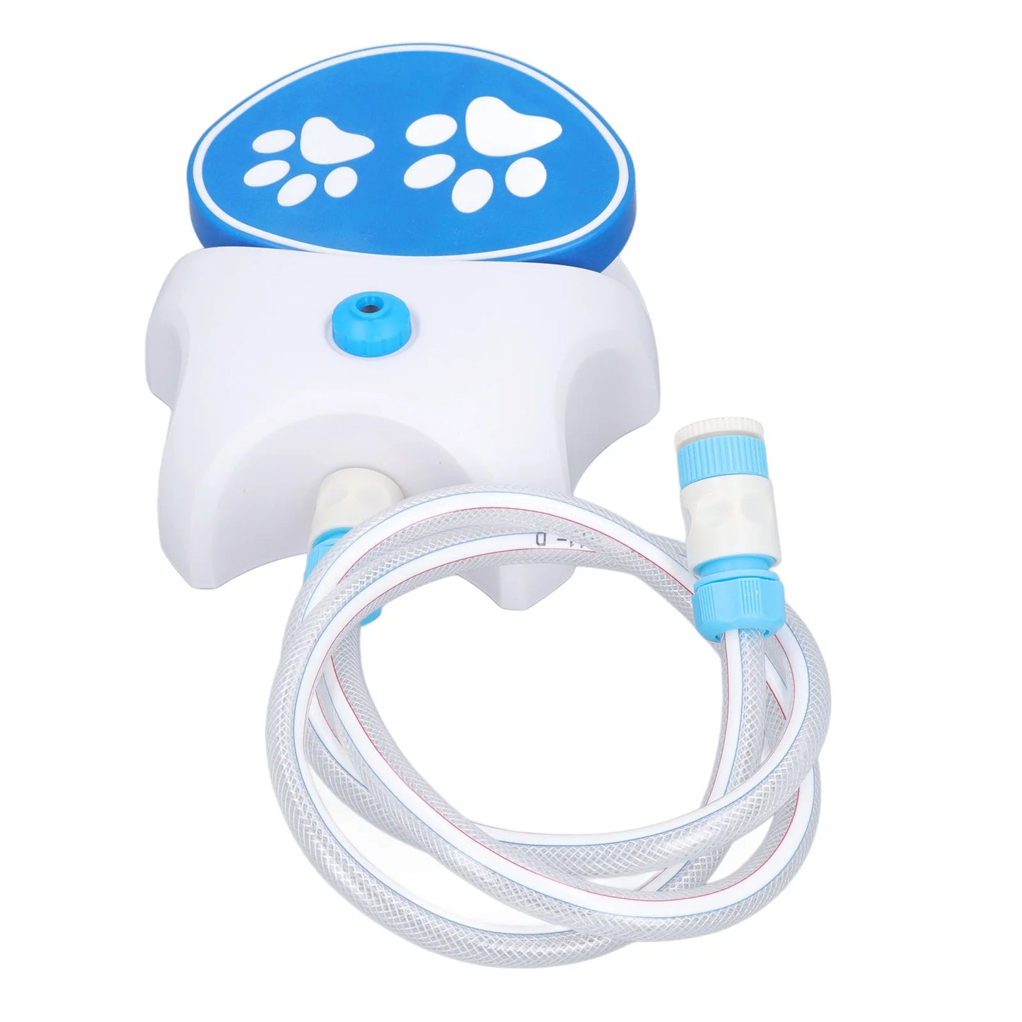 Step On Foot Activated Dog Water Dispenser with Hose Plastic Outdoor Dog Water Fountain Automatic Water Sprinkler for Pet