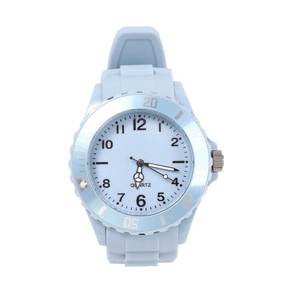 Fashion Casual Watches Silicone Lady Quartz Watch Student Female Classic Vintage Clock Electronic Student Couple WristWatches