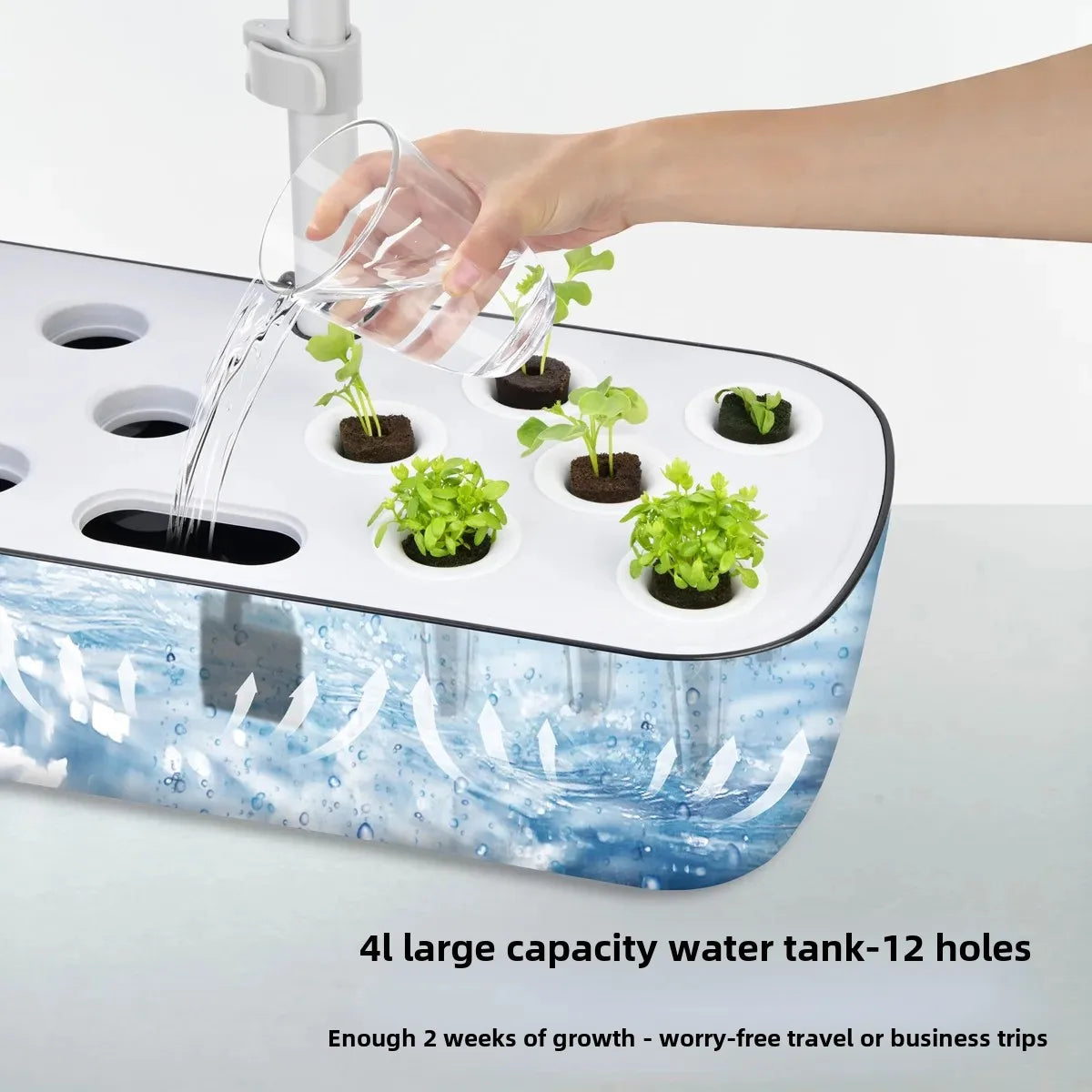 Home Intelligent Hydroponic Vegetable Planter Soilless Planting Equipment Hydroponic Vegetable Pots Plants Flowers Growing Boxes