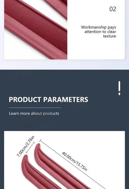 Car Seat Gap Filler Universal Flexible Back Seat Gap Protector For Seat Bottom Crevice Filler Auto Interior Decro Strip