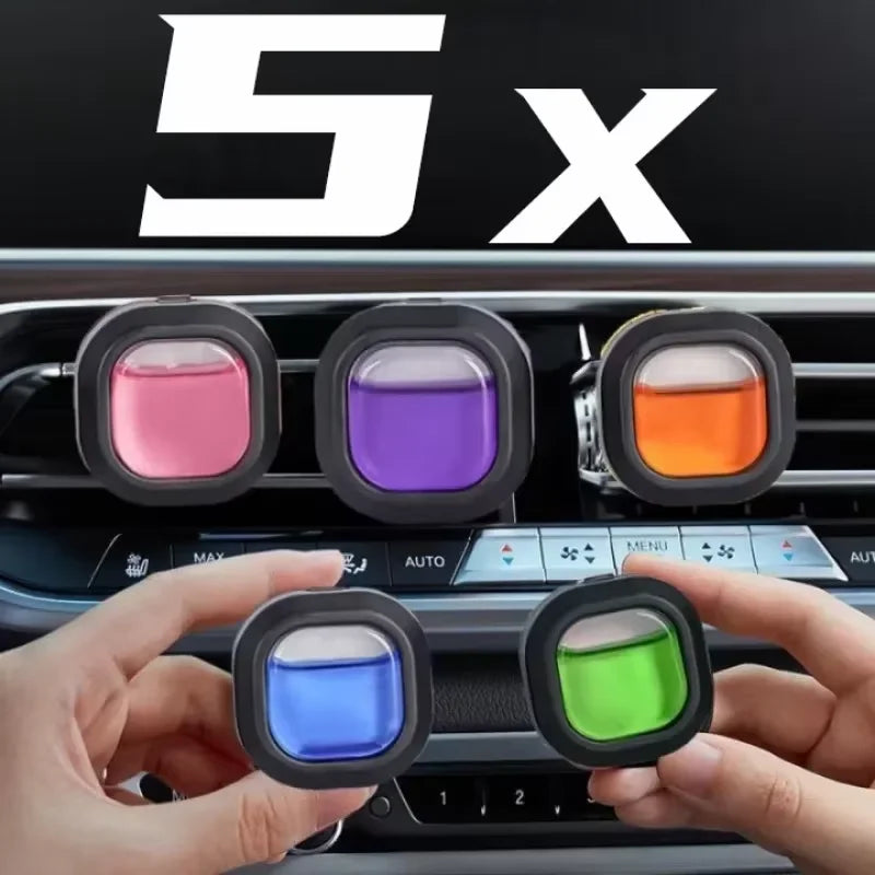 30-Day Long-Lasting Car Air Freshener Vent Clip -Scented Odor Eliminator, 0.14 oz Each, Non-Toxic Fragrance Source for Fresh Car