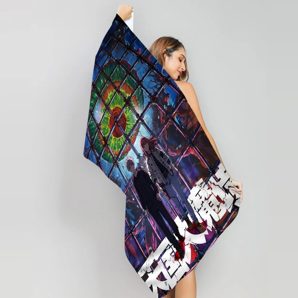 Anime Heavenly Delusion Cartoon Beach Towel Cute Kawaii Room Decor Bath Girls Children Hand Towels For Bathroom Shower