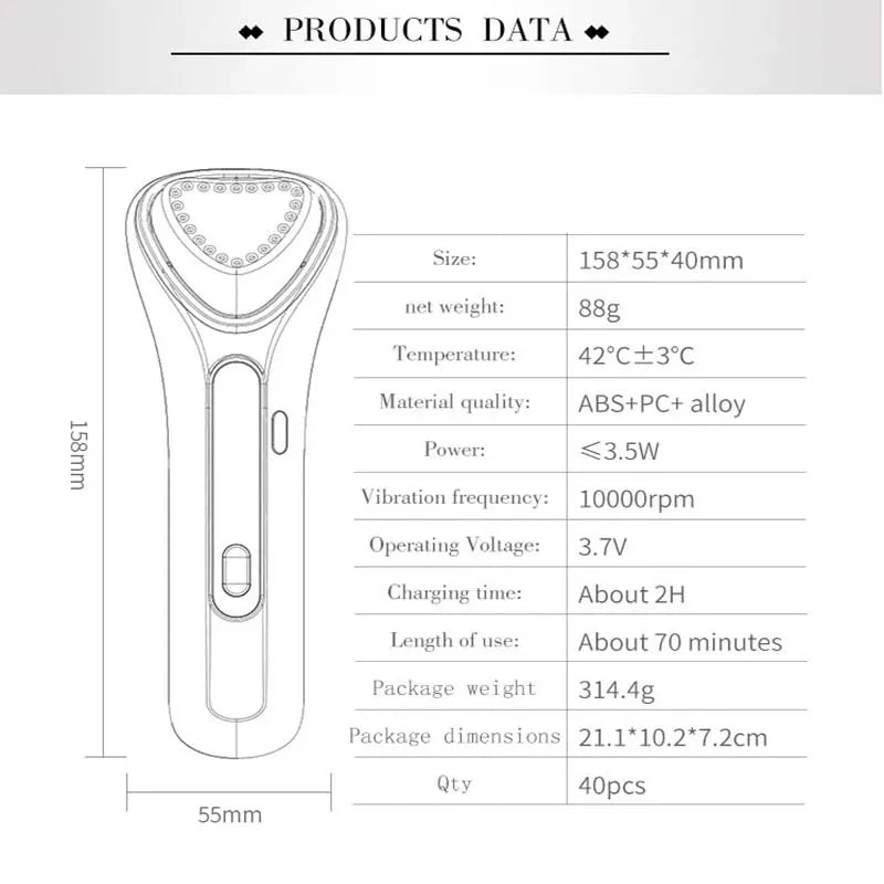 Beauty Equipment Face Lifting Device Cosmetic Plastic Squeeze Tube Eye Cream Lipstick Skin Care Products Gloss Tube