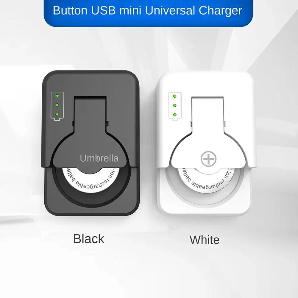 Button Battery Charger With LED Indicator Portable Charger Universal For LIR2016 LIR2025 LIR2032 Accessories