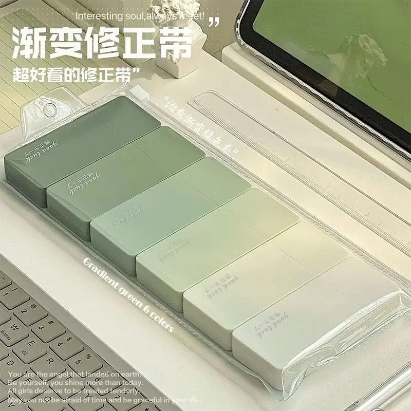 6 Pcs Correction Tape School Supplies Stuff Whiteout Portable Students Study Tools Writing Tapes Kids Tipex