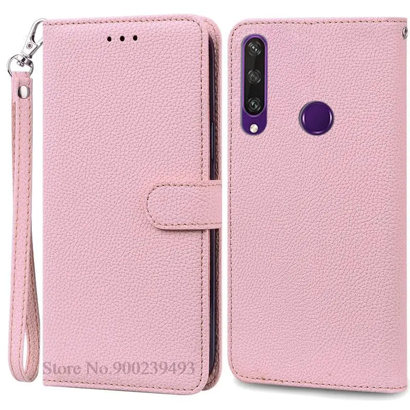 For Huawei Y6P Case Leather Wallet Flip Case For Huawei Y6p Case MED-LX9N Soft Full Cover Coque Fundas for Huawei Y6P Case
