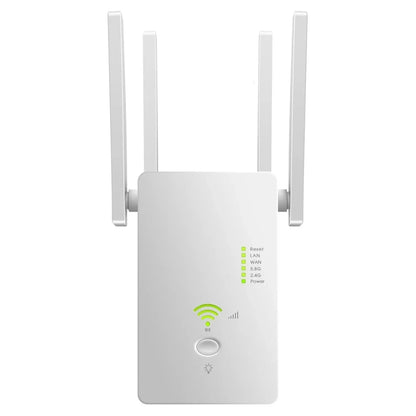 WiFi Booster 1200M Wifi Repeater 5GHz Wireless Router 2.4Ghz Access Point Long Signal Amplifier Range Extender for Home Office