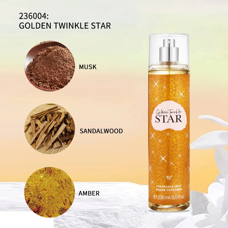 Women's Long Lasting Light Fragrance Victoria Fragrance Body Spray With Various Flavors Skin Care