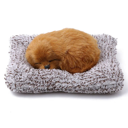Car Stuffed Toys Lovely Simulation Animal Plush Sleeping Dogs Toy Kids For Car Interior Decor Accessories