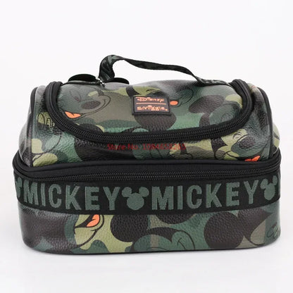 Genuine Australian Smiggle Schoolbag Cute Army Green Mickey Student Children's Large Capacity Backpack Meal Bag Student Gift