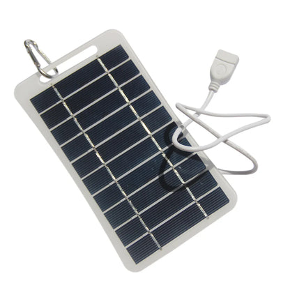 2Pcs 2W 5V Solar Panel Charger with Handle Portable Solar Power Bank for Phone Charging 3.7V Li-ion Battery Outdoor Use