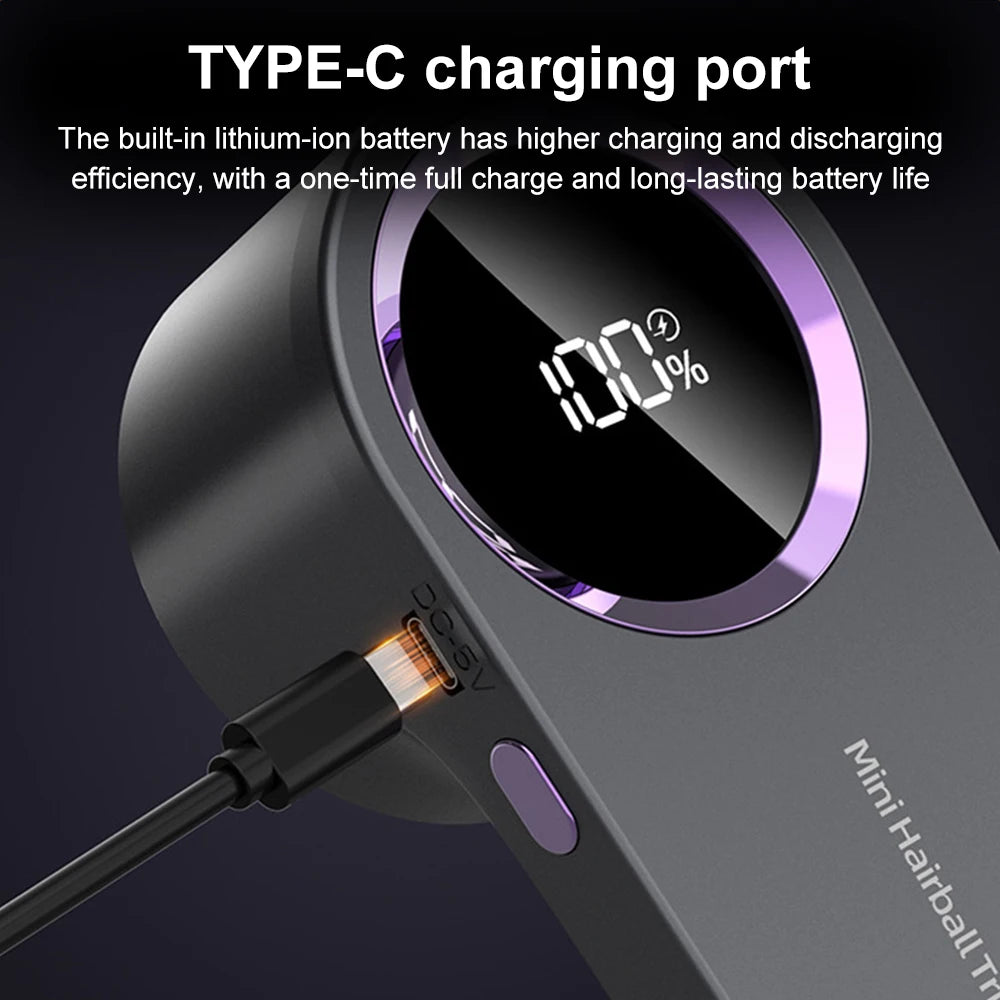 Electric Lint Remover Electric Hairball Sweater Trimmer Type-C USB charging Convenient Smart LED Pellet Cutter Fast Household