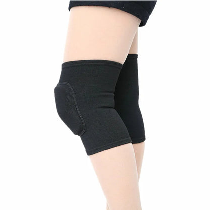 1Pair Knee Pads Fitness Dance Training Knee Protector Elastic Thickened Sponge Women Knee Brace Support For Arthritis Relief