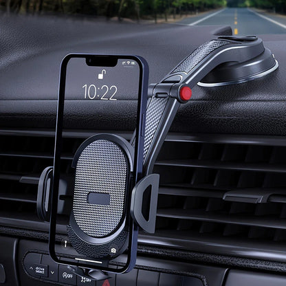 Cell Phone Holder for Car Phone Mount Dashboard Windshield Car Phone Holder Anti-Shake Stabilizer Phone Car Holder