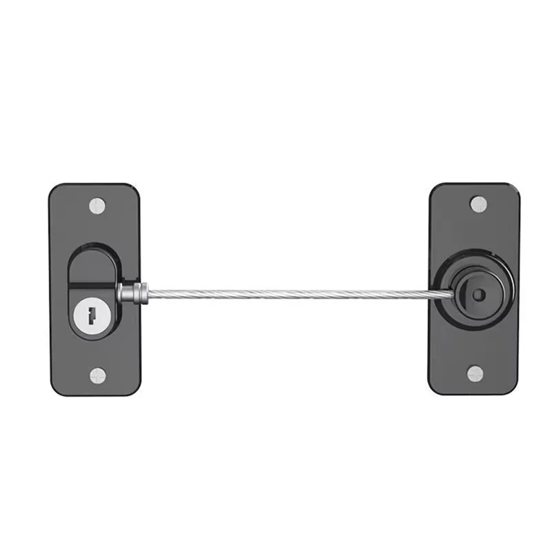 AT21-Home Child Safety Refrigerator Locks Anti-Fall Limit Lock Rotatable Cabinet Children Security Protection