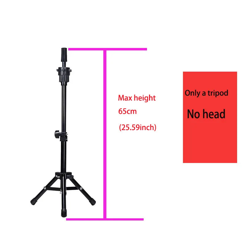 85%Real Hair Doll Head For Hairstyle Professional Training Head Kit Mannequin Head Styling To Practice Hot Curl Iron Straighten