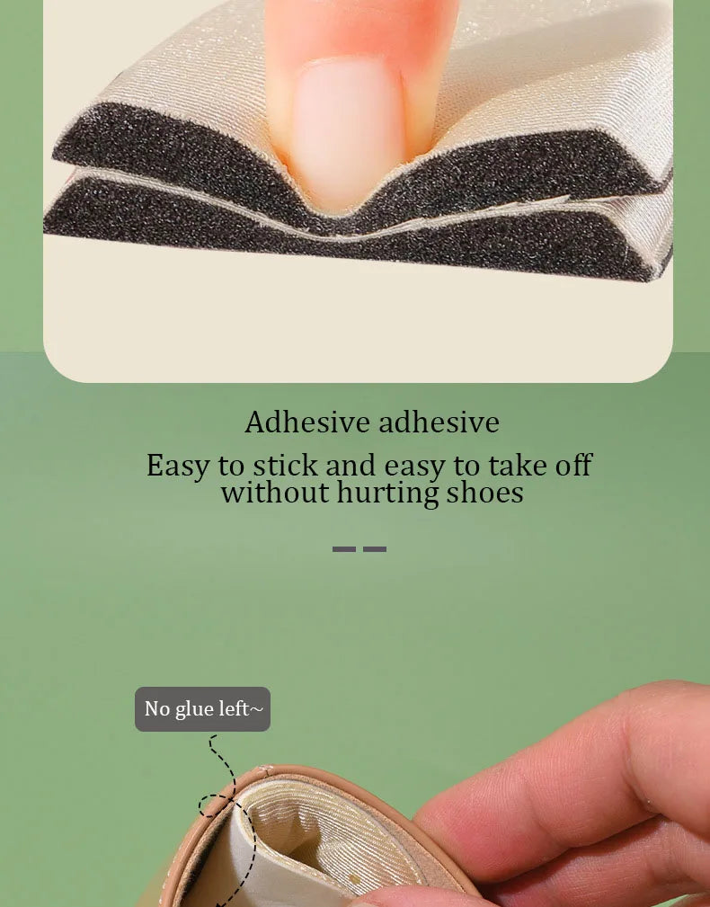 T-Shaped Heel Protectors Stickers Womens Shoes Heel Cushion Foot Care Products Non Slip Shoe Pads High Heels Half Shoe Inserts