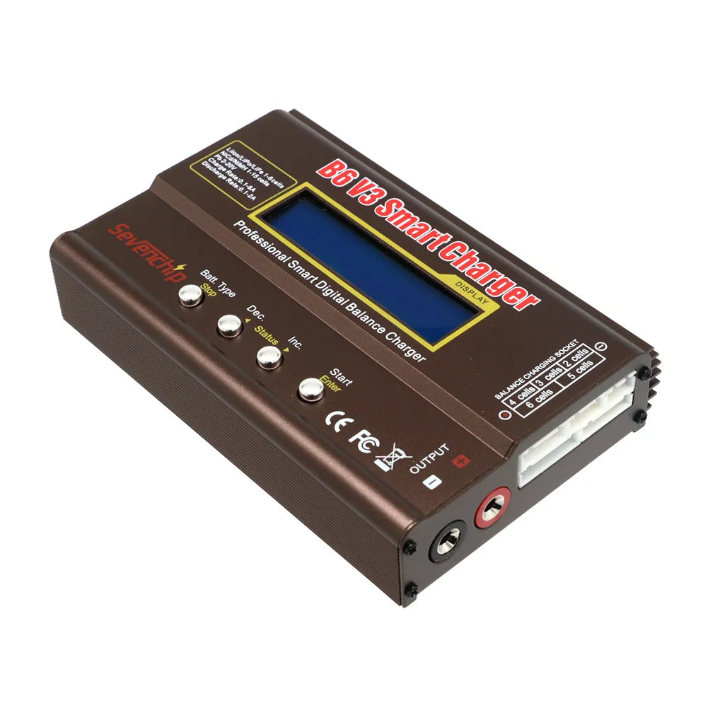 iMAX B6 V3 80W 6A Battery Charger LiHv Lipo NiMh Li-ion Ni-Cd Digital RC Charger Lipro Balance Charger Discharger 12V 5A Adapter