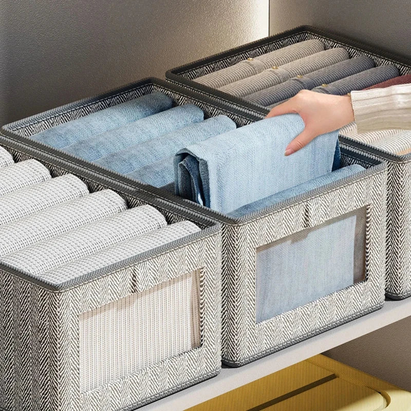 Wardrobe Storage Organizers Underwear Socks Bra Storage Box Clothes Storage Box Drawer Closet Divider Organizers