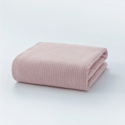 100% Cotton Double Layer Waffle Terry Bath Towel Soft Shower Towels Beach Towels Home Bathroom Towel For Adults
