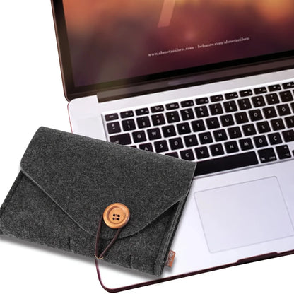 Portable Felt Electronics Accessories Organizer - Power Adapter & USB Cable Storage Case for Travel