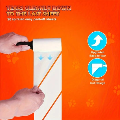 Ultra Sticky Lint Roller for Eliminating Pet Fur-Ideal for Furniture,Clothing &Carpets|Tool for Cleaning Pet Hair Hair Adhesive