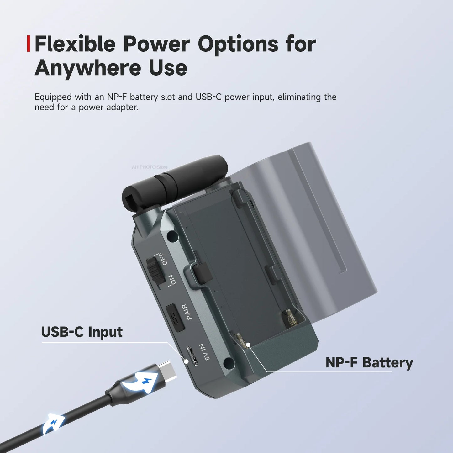 Xvison HD Wireless Video TX&RX 1080P60 UVC Streaming, 80ms Low Latency, Zero Noise for Camera/Smartphone/PC Live Streaming Synco