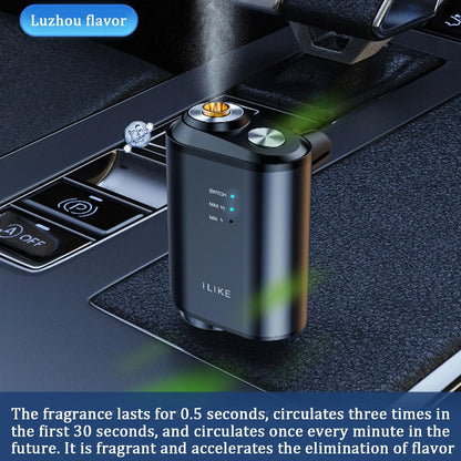 Car Aromatherapy Diffuser Intelligent Atomization Eliminate Odor Formaldehyde Perfume Ornament Car Spray Humidifier Integrated
